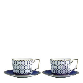 Чашка чайная с блюдцем 220мл, 2шт.  коллекции Renaissance Gold бренда Wedgwood