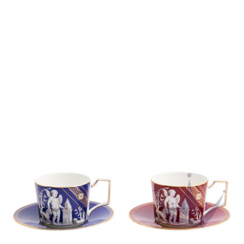 Чашка чайная с блюдцем 250мл, 2шт. коллекции Renaissance Mix Accents бренда Wedgwood