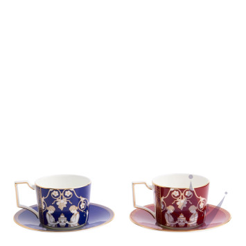 Чашка чайная с блюдцем 250мл, 2шт. коллекции Renaissance Mix Accents бренда Wedgwood