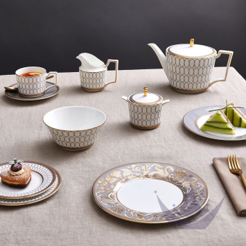 Тарелка десертная 15см коллекции Renaissance Grey бренда Wedgwood
