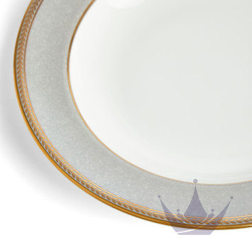 Тарелка суповая 23см коллекции Renaissance Grey бренда Wedgwood