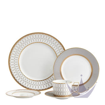 Набор из 5 предметов коллекции Renaissance Grey бренда Wedgwood