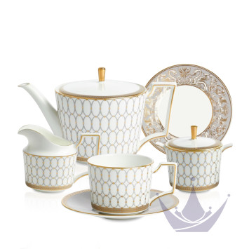 Чайный сервиз на 4 персоны бренда Wedgwood