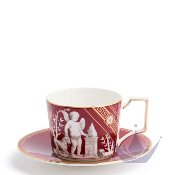 Чашка чайная с блюдцем 250мл коллекции Renaissance Red 