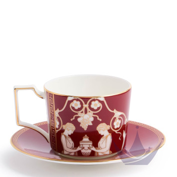 Чашка чайная с блюдцем 250мл коллекции Renaissance Red 