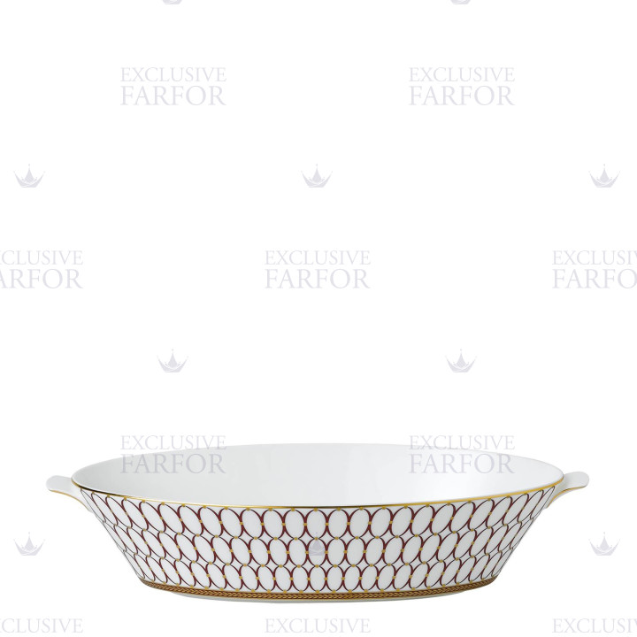 Чаша для овощей 34см коллекции Renaissance Red бренда Wedgwood