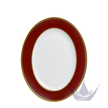 Блюдо овальное 35см коллекции Renaissance Red бренда Wedgwood