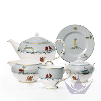 Чайный сервиз на 4 персоны бренда Wedgwood