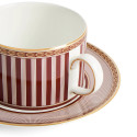 Чашка чайная с блюдцем 175мл коллекции Splendour Red бренда Wedgwood