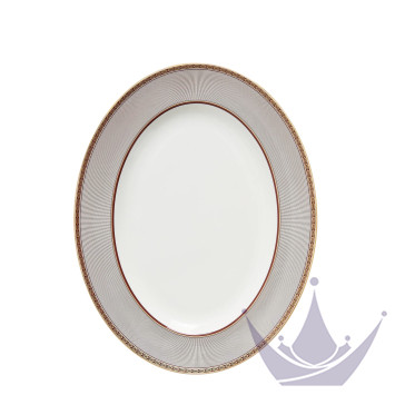 Блюдо овальное 36см коллекции Splendour Red бренда Wedgwood
