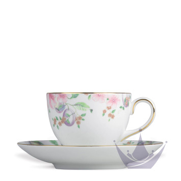 Чашка чайная с блюдцем 150мл коллекции Sweet Plum бренда Wedgwood