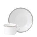 Чашка чайная с блюдцем 210мл коллекции Vera Wang - Grosgrain бренда Wedgwood