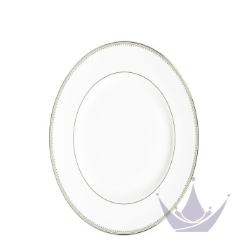 Блюдо овальное 35см коллекции Vera Wang - Grosgrain бренда Wedgwood