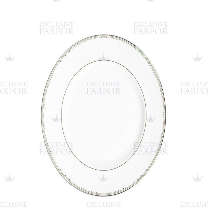 Блюдо овальное 35см коллекции Vera Wang - Grosgrain бренда Wedgwood