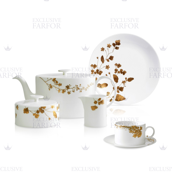 Чайный сервиз на 4 персоны коллекции Vera Wang - Jardin бренда Wedgwood