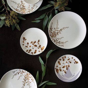 Чайный сервиз на 4 персоны коллекции Vera Wang - Jardin бренда Wedgwood