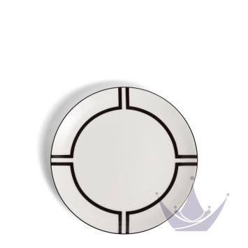 Тарелка закусочная 20см коллекции Vera Wang - Luxe Graphite бренда Wedgwood