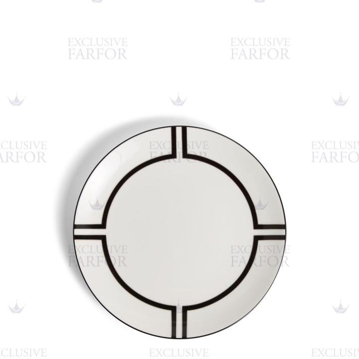 Тарелка закусочная 20см коллекции Vera Wang - Luxe Graphite бренда Wedgwood