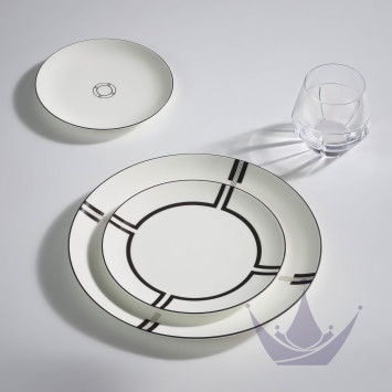 Чаша суповая 20см коллекции Vera Wang - Luxe Graphite бренда Wedgwood