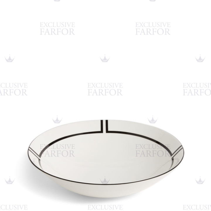 Салатник 28,5см коллекции Vera Wang - Luxe Graphite бренда Wedgwood