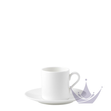 Чашка эспрессо с блюдцем коллекции Wedgwood White бренда Wedgwood