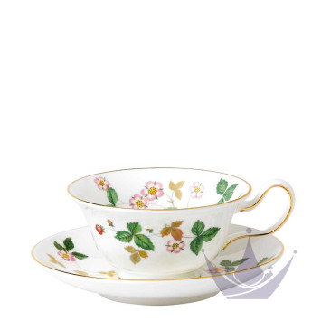 Чашка чайная с блюдцем 177мл коллекции Wild Strawberry бренда Wedgwood