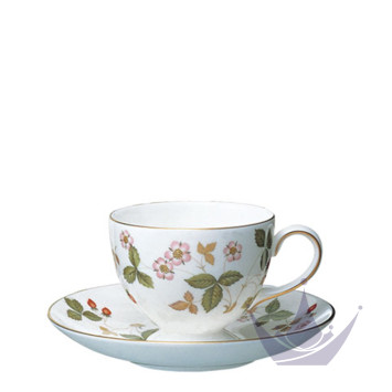 Чашка чайная с блюдцем 174мл коллекции Wild Strawberry бренда Wedgwood
