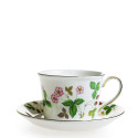 Чашка чайная с блюдцем 163мл коллекции Wild Strawberry бренда Wedgwood