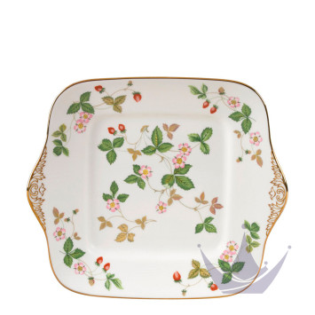 Блюдо для хлеба и масло 27см коллекции Wild Strawberry бренда Wedgwood