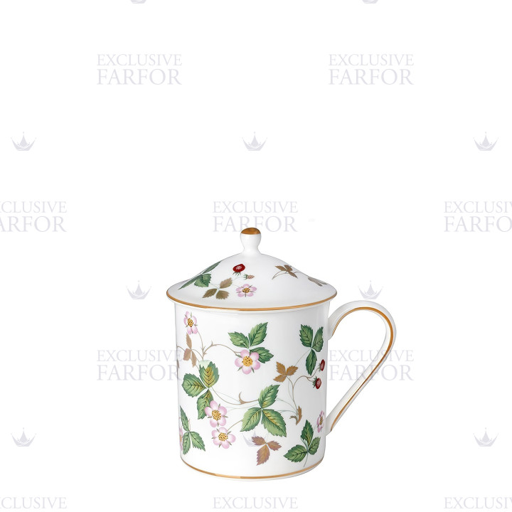 Кружка с крышкой 500мл коллекции Wild Strawberry бренда Wedgwood