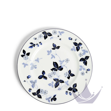 Тарелка главная 27см коллекции Wild Strawberry Inky Blue бренда Wedgwood