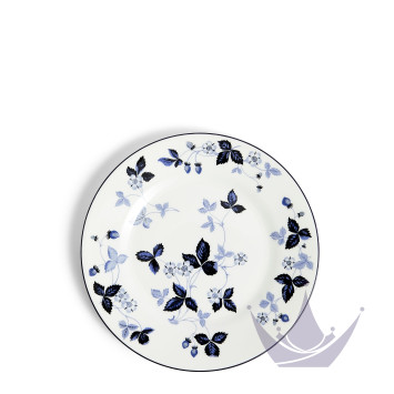 Тарелка закусочная 21см коллекции Wild Strawberry Inky Blue бренда Wedgwood