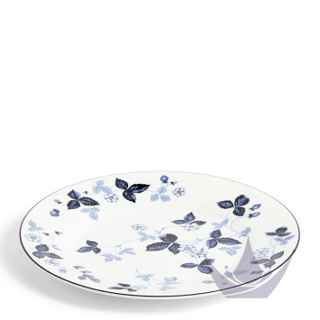 Тарелка закусочная 21см коллекции Wild Strawberry Inky Blue бренда Wedgwood