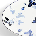 Блюдо овальное 30см коллекции Wild Strawberry Inky Blue бренда Wedgwood