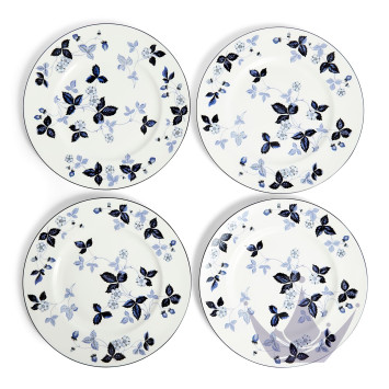 Набор из 15 предметов коллекции Wild Strawberry Inky Blue бренда Wedgwood