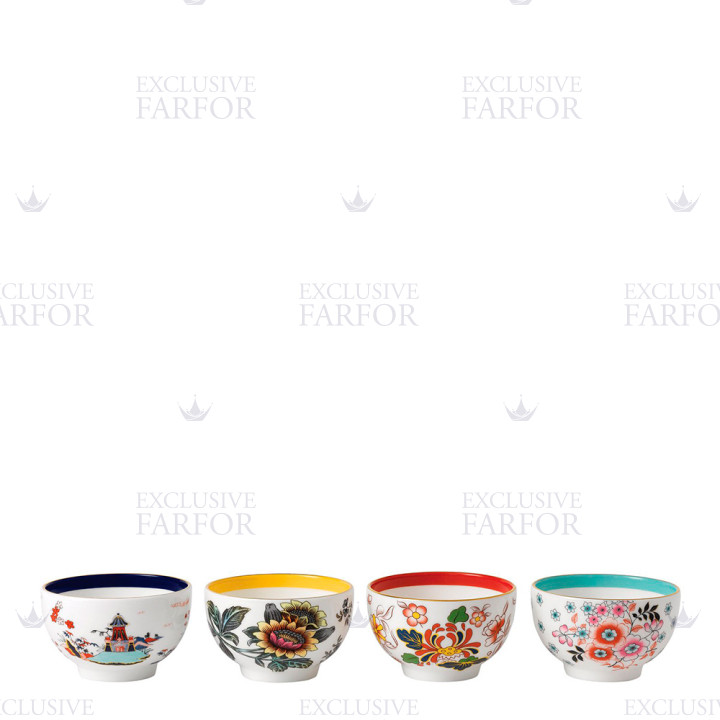 Чаша 8см, 4шт. коллекции Wonderlust бренда Wedgwood